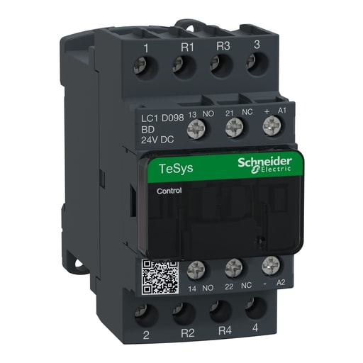 Square-D / Schneider - Square D LC1D098BD CONTACTOR 600VAC 9AMP IEC +OPTIONS