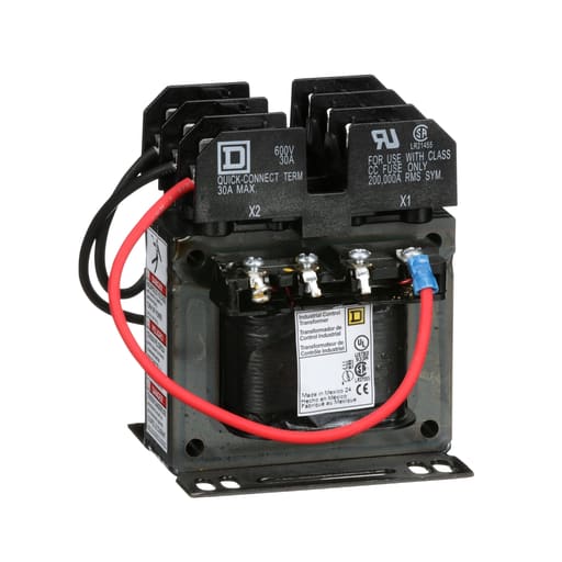 Square-D / Schneider - Square D 9070TF100D23 100 VA 120 x 240 VAC Primary 24 VAC Secondary 1-Phase Control Transformer