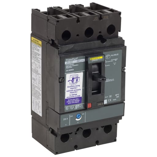 Square-D / Schneider - Square D JDL36150SA 600 Volt 150 Amp Molded Case Circuit Breaker