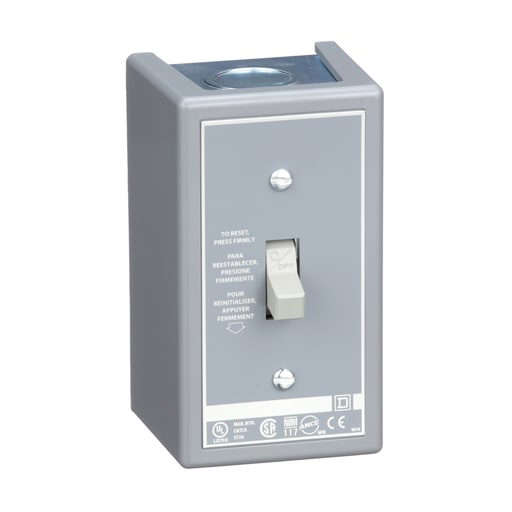Square-D / Schneider - Square D 2510FG2 277 VAC 16 Amp 1 Hp 2-Pole NEMA 1 Surface Mount Non-Reversing Manual Starter