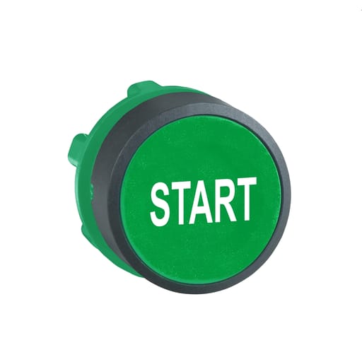 Square-D / Schneider - Square D ZB5AA333 22 mm Green/White Round Flush Momentary Non-Illuminated Push Button Operator