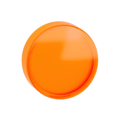 Square-D / Schneider - Square D ZBV0153 22 mm Yellow Pilot Light Lens Cap