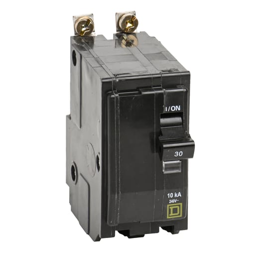 Square-D / Schneider - Square D QOB230H 2-Pole 30 Amp 240 Volt Bolt-On Thermal Magnetic Miniature Circuit Breaker