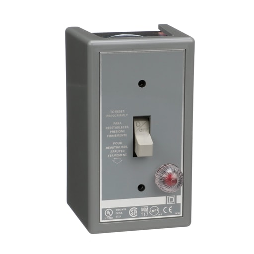 Square-D / Schneider - Square D 2510FG1PG 277 VAC 16 Amp 1 Hp 1-Pole NEMA 1 Surface Mount Non-Reversing Manual Starter