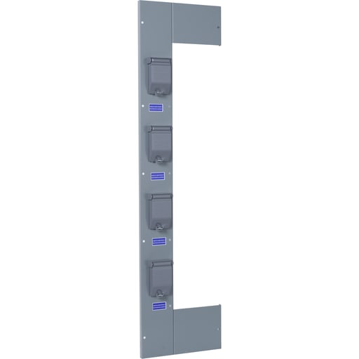 Square-D / Schneider - Square D MP4200C 200 Amp 4-Gang Meter Center Customer Cover