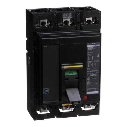 Square-D / Schneider - Square D MJL36400 3-Pole 400 Amp 600 Volt Electronic Trip Molded Case Circuit Breaker