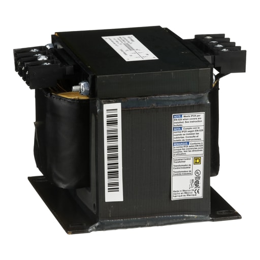 Square-D / Schneider - Square D 9070T1000D3 1000 VA 208 VAC Primary 120 VAC Secondary 1-Phase Control Transformer