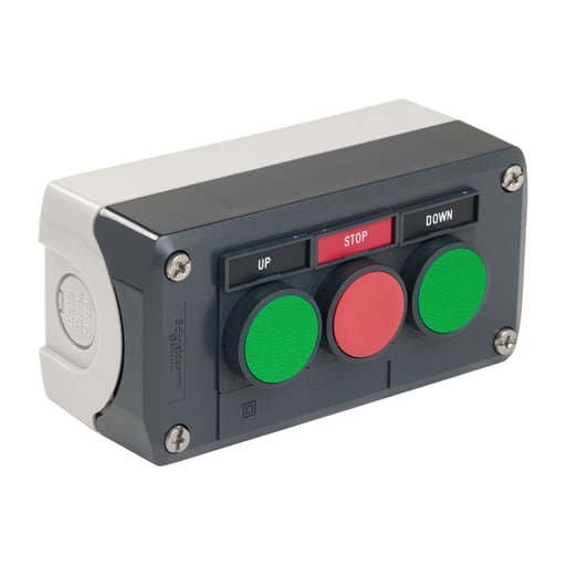 Square-D / Schneider - Square D XALD321H29H7 600 VAC 300 VDC 10 Amp 2NO 1NC Polycarbonate Push Button Control Station