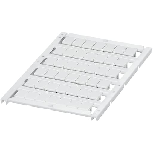 Square-D / Schneider - Square D NSYTRABPV8 8 mm 42-Character 6-Strip Blank Polyamide 42892 Terminal Block Marking Card