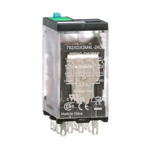 Square-D / Schneider - SQD 792XDX3M4L-24D Power relay, SE
