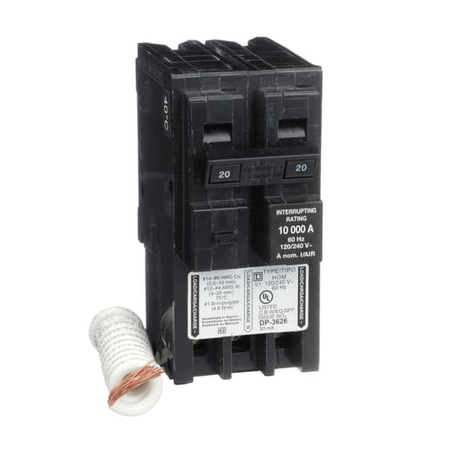 Square-D / Schneider - SQD HOM220EPD Mini circuit breaker,