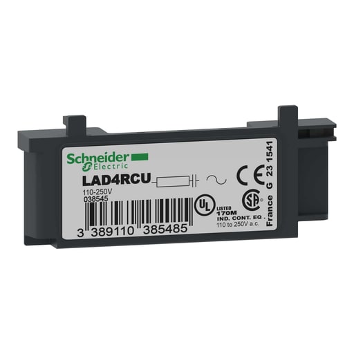 Square-D / Schneider - Square D LAD4RCU 110 to 240 VAC RC Circuit Type Suppressor Module