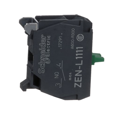 Square-D / Schneider - Square D ZENL1111 22 mm 1NO Metal Plate Mounting Standard Contact Block