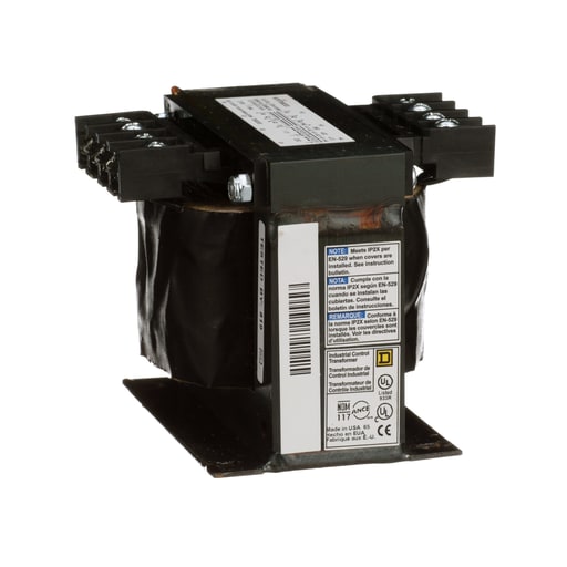 Square-D / Schneider - Square D 9070T300D33 300 VA 380/400/415 VAC Primary 115/230 VAC Secondary 1-Phase Control Transformer
