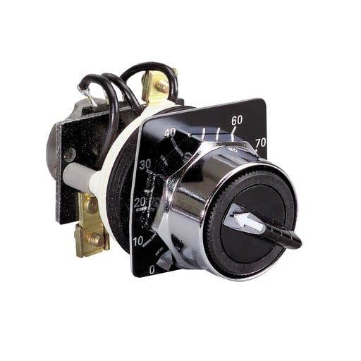 Square-D / Schneider - Square D 9001K2106 300 Volt 2 W 2500 Ohm NEMA 4/13 30 mm Push Button Potentiometer