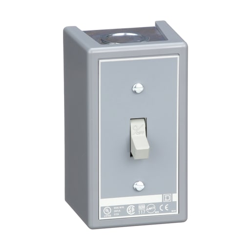 Square-D / Schneider - Square D 2510KG1 600 VAC 230 VDC 30 Amp 3 Hp 2-Pole NEMA 1 1-Phase Manual Switch