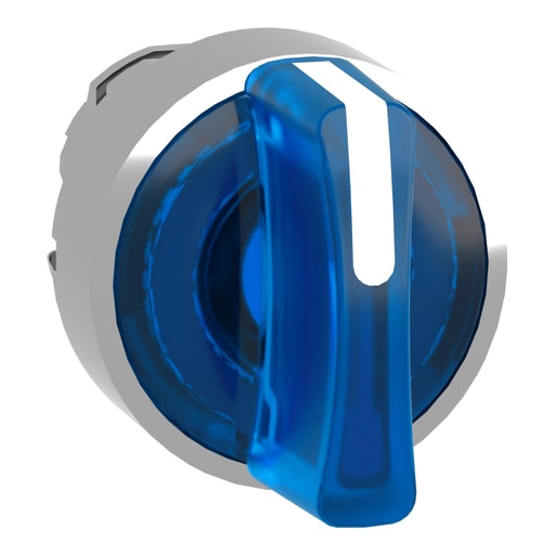 Square-D / Schneider - Square D ZB4BK1363 22 mm 3-Position Blue Maintained Lever Illuminated Selector Switch Operator