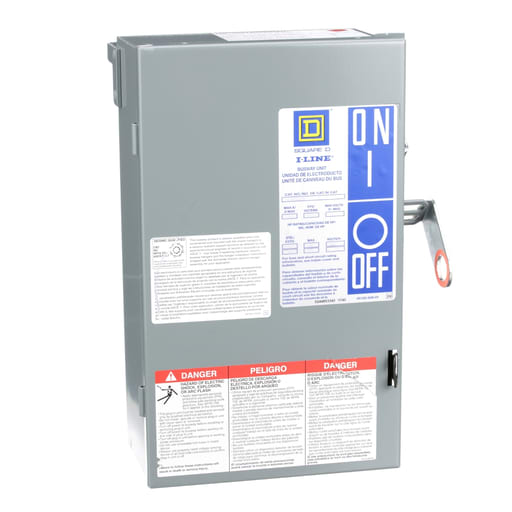 Square-D / Schneider - Square D PQ3203G 240 VAC 30 Amp 3-Pole 3-Phase 3-Wire Busway Fusible Plug-In Unit