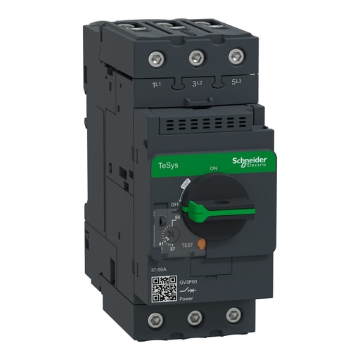 Square-D / Schneider - Square D GV3P50 600 VAC 50 Amp 3-Pole Manual Motor Starter