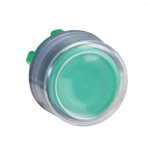 Square-D / Schneider - Square D ZB5AP3 22 mm Green Round Booted Extended Momentary Non-Illuminated Push Button Operator