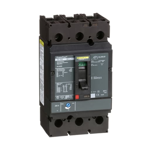 Square-D / Schneider - Square D JGL36200 600 Volt 200 Amp Molded Case Circuit Breaker