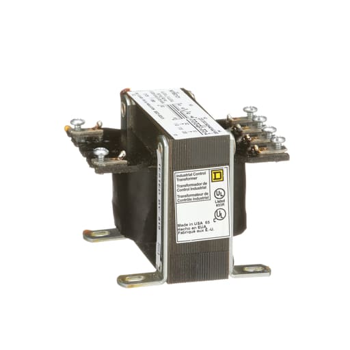 Square-D / Schneider - Square D 9070EO1D1 50 VA 480 VAC Primary 110/115/120 VAC Secondary 1-Phase Control Transformer