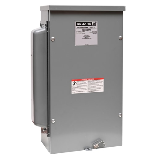 Square-D / Schneider - Square D EZM3225TB 225 Amp 3-Phase 4 AWG to 300 MCM Meter Center Terminal Box