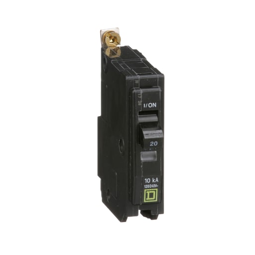 Square-D / Schneider - Square D QOB120 Miniature Circuit Breaker 20A 120/240V 1Ph , Bolt-On