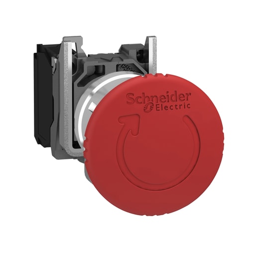 Square-D / Schneider - Square D XB4BS8442 Trigger Action Turn to Release Emergency Stop Button