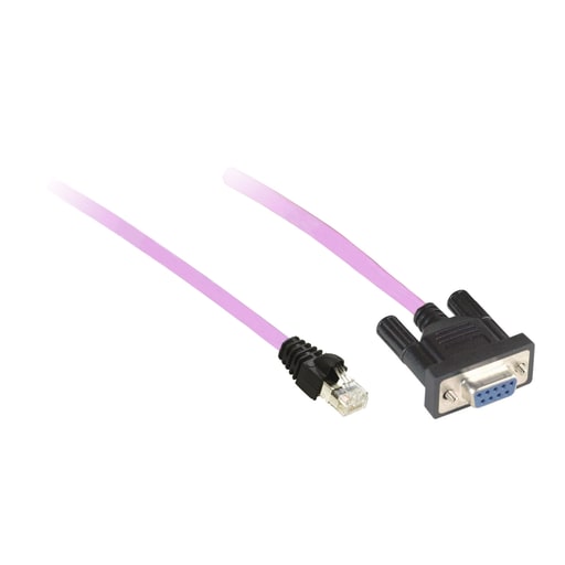 Square-D / Schneider - SQD VW3M3805R030 CANOPEN CABLE 3M WITH SUB D-F AND RJ-45
