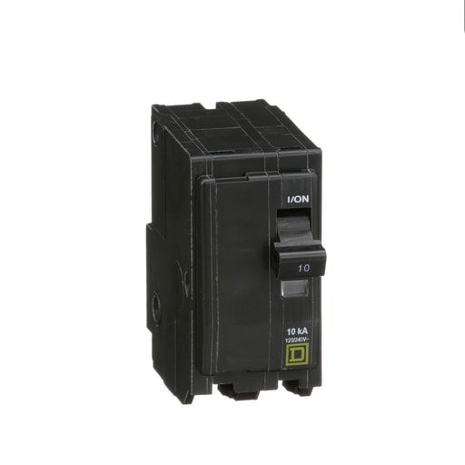 Square-D / Schneider - Square D QO210 10A 120/240v 2P Miniature Circuit Breaker, Plug-In