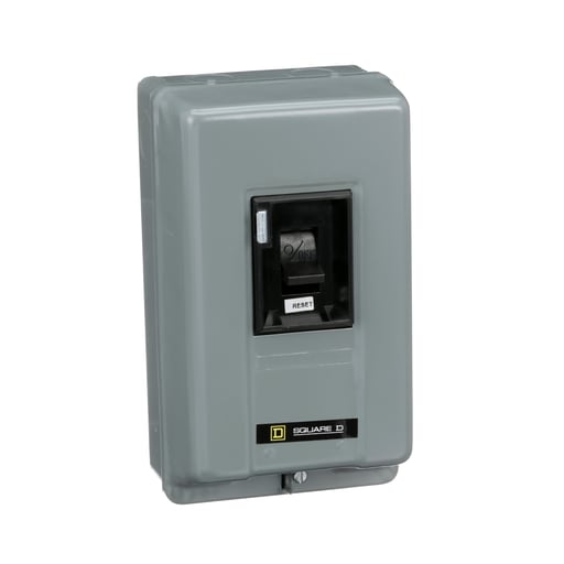 Square-D / Schneider - Square D 2510TBG2 600 VAC 18 Amp 5 Hp 3-Pole NEMA 1 Surface Mount Non-Reversing Manual Starter