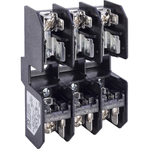 Square-D / Schneider - Square D 9080FB3611CC 30 Amp 600 Volt 3-Pole Thermoplastic Class CC Standard Terminal Block Fuse Holder