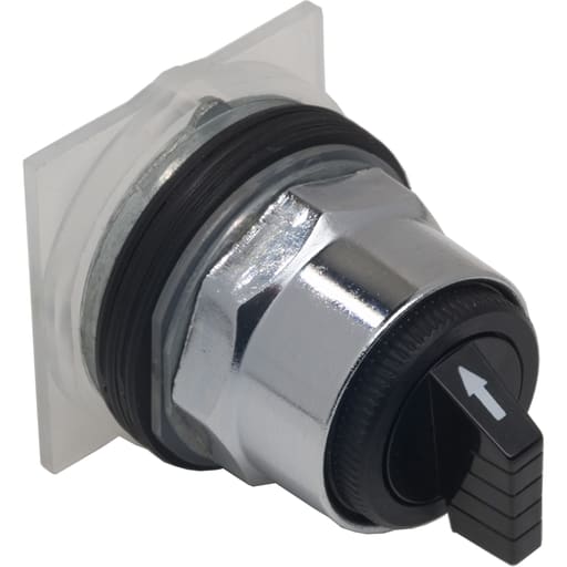 Square-D / Schneider - Square D 9001KS501B 30 mm 3-Position Momentary/Maintained/Momentary Knob Non-Illuminated Selector Switch Operator