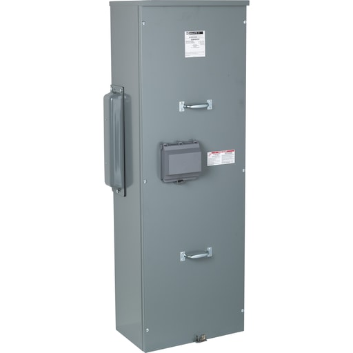 Square-D / Schneider - Square D EZM3800CB 120/240 VAC 800 Amp 3-Phase 4-Wire Steel Overhead/Underground Feed Meter Center Main Unit