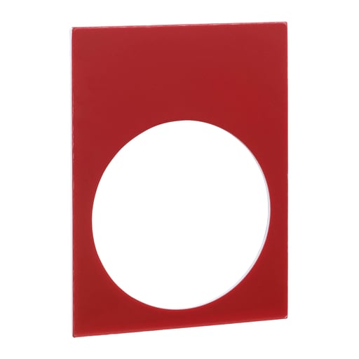 Square-D / Schneider - Square D ZB2BY2002 30 x 40 mm White/Black PVC Blank Standard Legend Plate