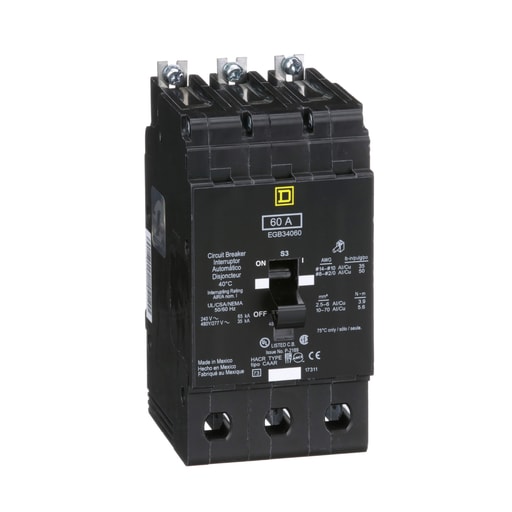 Square-D / Schneider - Square D EGB34060 480Y/277 Volt 60 Amp Miniature Circuit Breaker