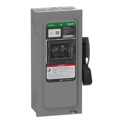 Square-D / Schneider - Square D VH221N SAFETY SWITCH, F 2P 240V 30A W/NEUT