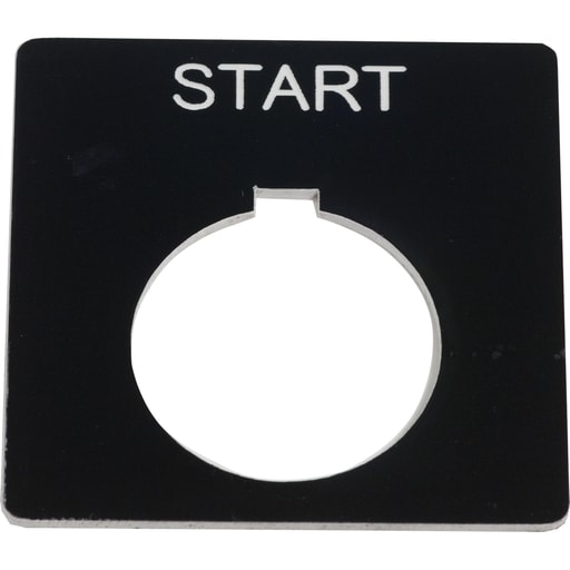 Square-D / Schneider - Square D 9001KN101BP Type K 30 mm Push Button Legend Plate