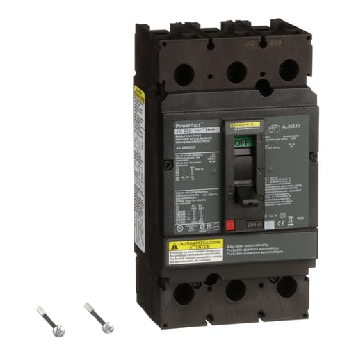 Square-D / Schneider - Square D JGL36000S25 3-Pole 250 Amp 600 Volt Automatic Molded Case Switch