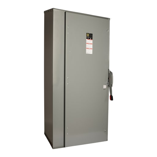 Square-D / Schneider - Square D H227R 240 VAC 800 Amp 2-Pole Class L Fusible Heavy Duty Safety Switch