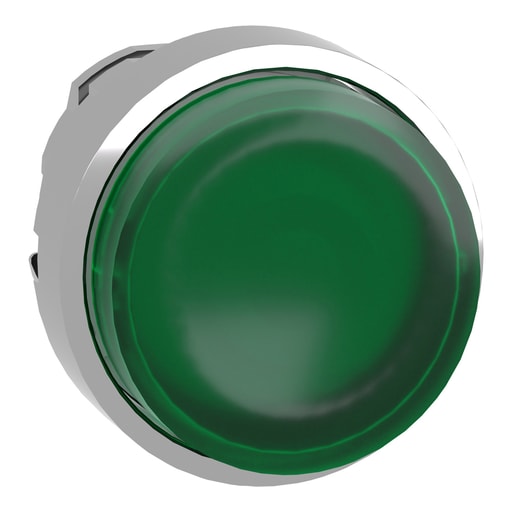 Square-D / Schneider - Square D ZB4BH33 22 mm Green Round Extended Push-On/Push-Off Illuminated Push Button Operator