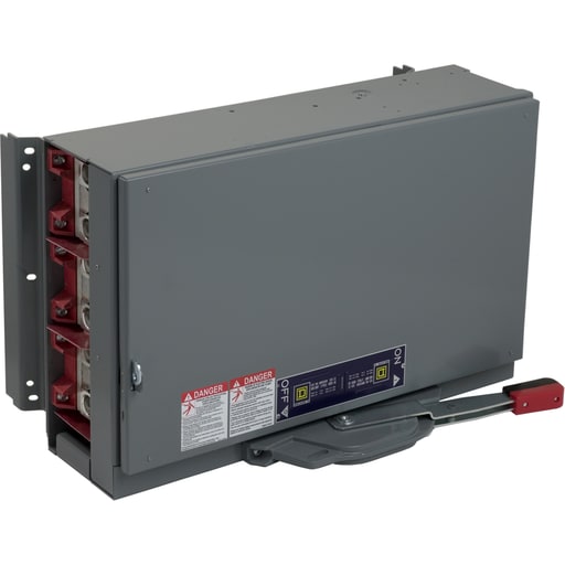 Square-D / Schneider - Square D QMB326W 15 Inch 240 VAC 600 Amp 3-Pole Fusible Panelboard Branch Switch Unit