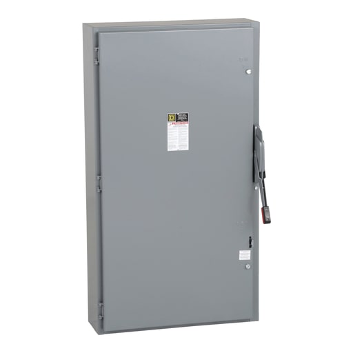 Square-D / Schneider - Square D H326N 240 VAC 600 Amp 3-Pole Class H/J/K/L/R Fusible Heavy Duty Safety Switch