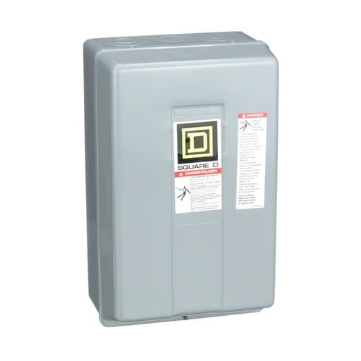 Square-D / Schneider - Square D 8903LG20V02 110/120 VAC 30 Amp 2-Pole 2NO NEMA 1 Electrically Held Lighting Contactor