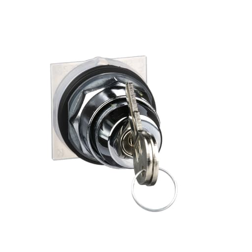 Square-D / Schneider - Square D 9001KS53K5 30 mm 3-Position Momentary/Maintained/Momentary Key Non-Illuminated Selector Switch Operator
