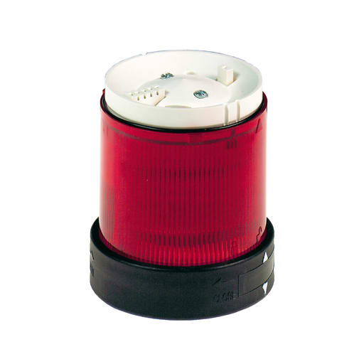 Square-D / Schneider - Square D XVBC4B4 70 mm 48 VDC 40 mA 10 W Red Polycarbonate Flash LED Beacon Lens Unit