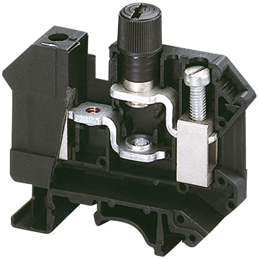 Square-D / Schneider - Square D NSYTRV162SF 16 mm 2-Point Black 24 to 6 AWG Solid/Stranded Copper Screw Terminal Block