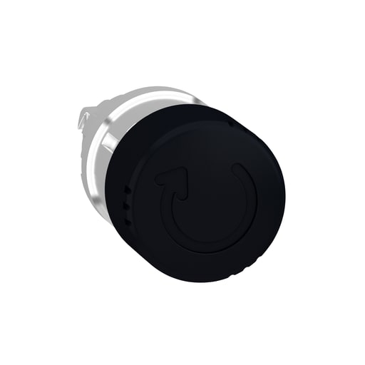 Square-D / Schneider - Square D ZB4BS42 22 mm Black Mushroom Head Turn-to-Release Push Button Operator