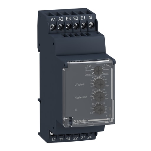Square-D / Schneider - Square D RM35UA12MW VOLTAGE RELAY 250V 5AMP RM35